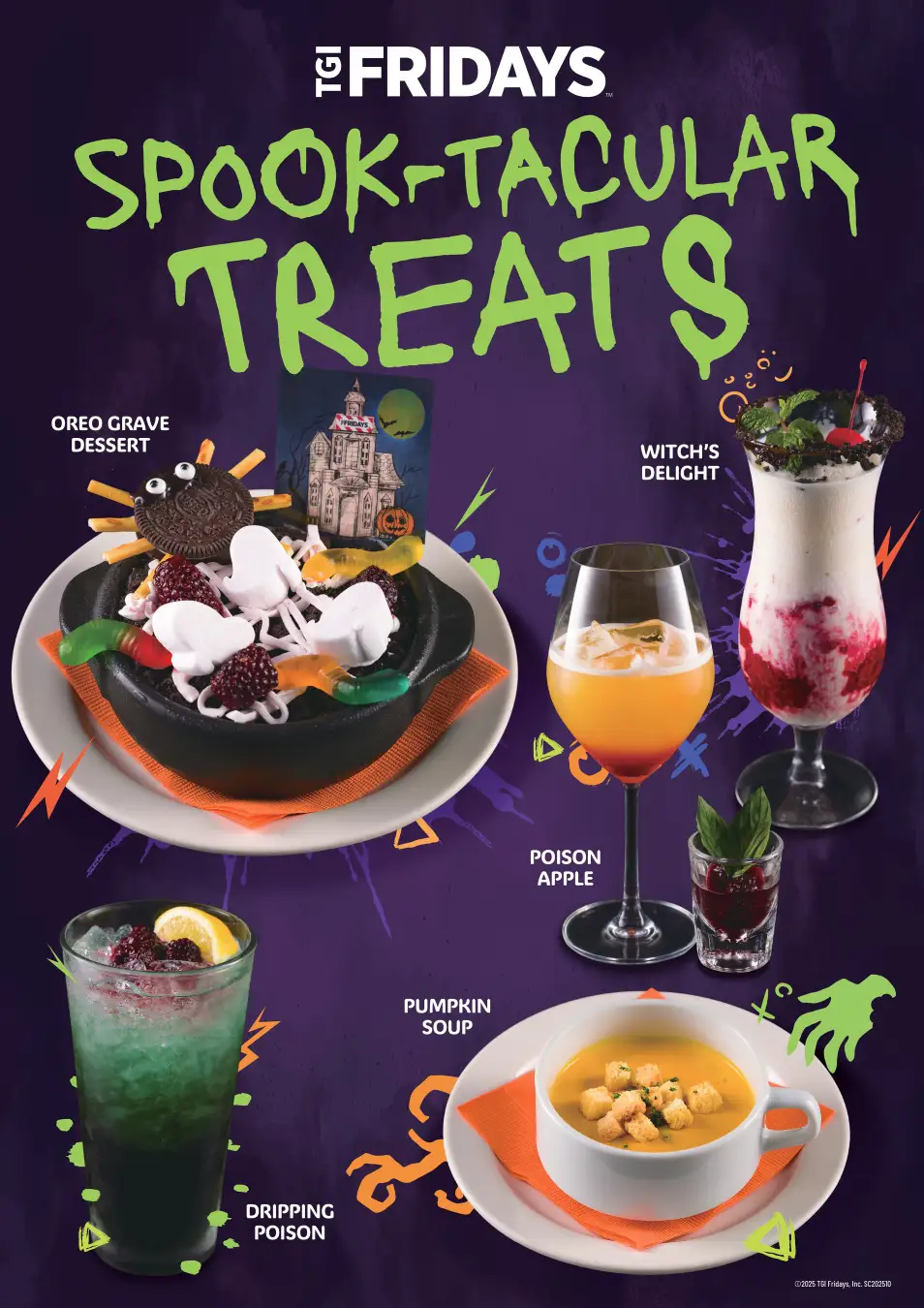 【TGIフライデーズ】 Frightfully Fun ! 魔法のカクテルとスイーツ・仮装で楽しむ 『ハロウィン セレブレーション』 開催！