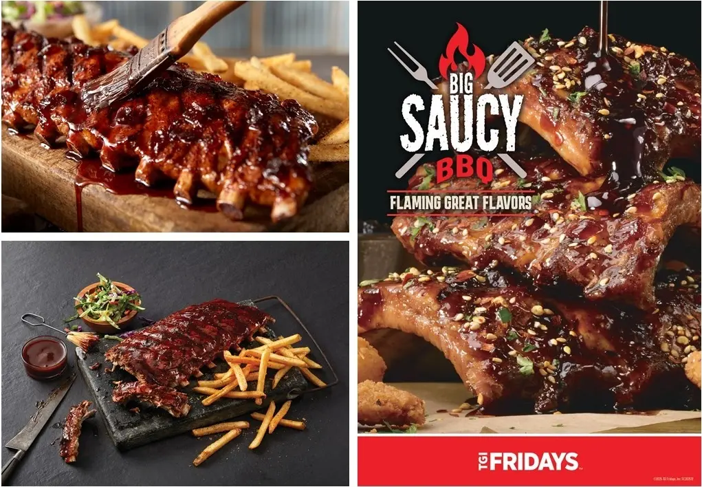 【TGIフライデーズ】BIG SAUCY BBQ リブフェア開催！6種類の本格アメリカンBBQリブが勢ぞろい。